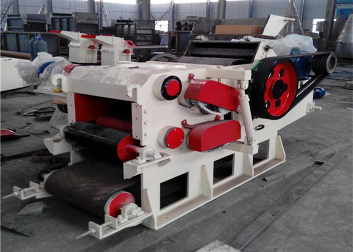 8-10t / Hr Wood Crusher Machine Industrial Drum Chipper 110 Kw