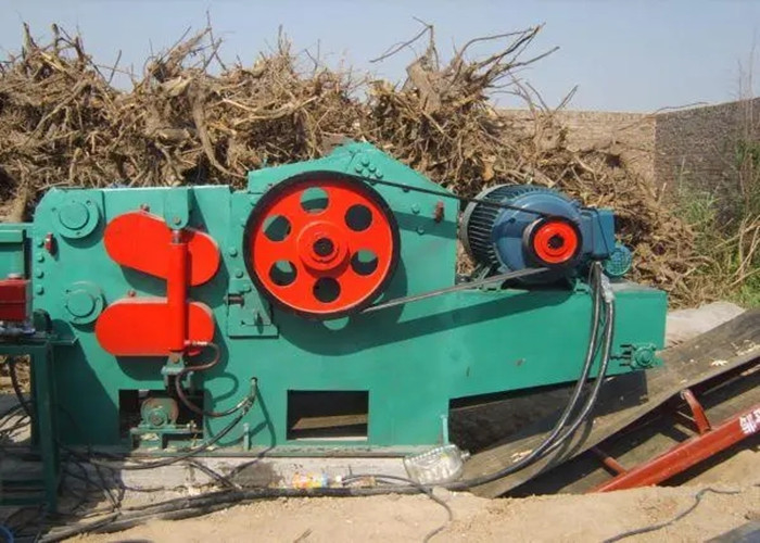 20 Tph  Drum Chipper Machine Wood Crusher Heavy Duty Low Noise