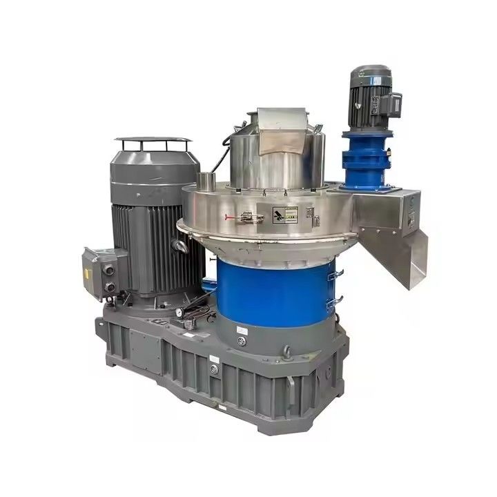 Hay Straw Sawdust Burning Pellet Equipment Fuel Biomass Pellet Machine