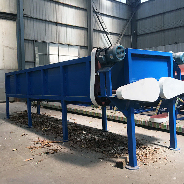 6m Two Roll 150r/M 10T/H Wood Debarking Machine