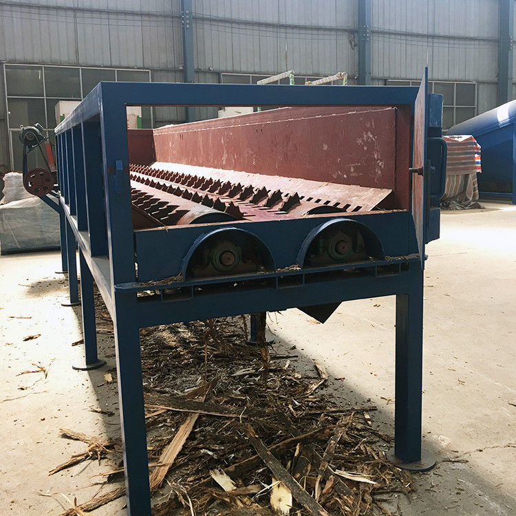 6m Two Roll 150r/M 10T/H Wood Debarking Machine