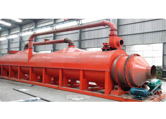 9500kg 1.3*12m Sawdust Drying Systems For Bean Dregs